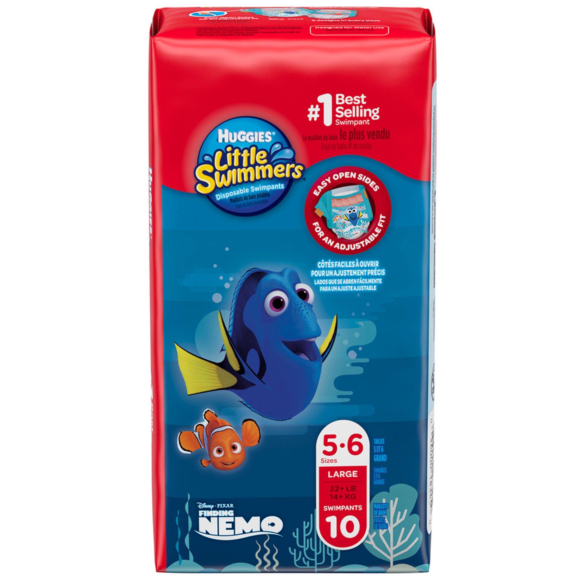 huggies little swimmers size large