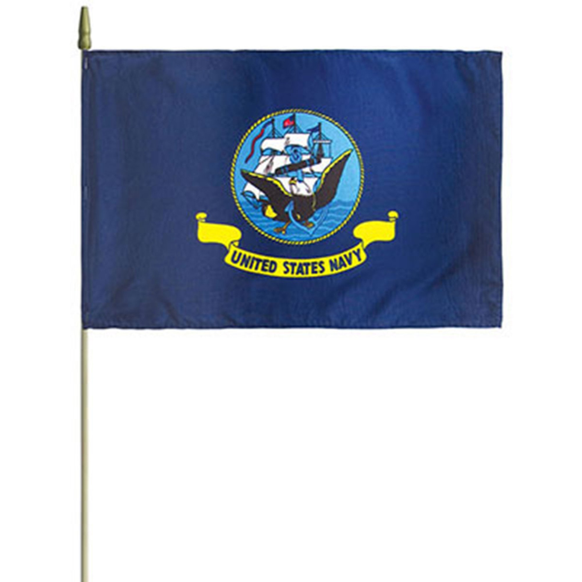 Eder Flag Usn Stick Flag Navy Pride Mounted Flags Military Shop