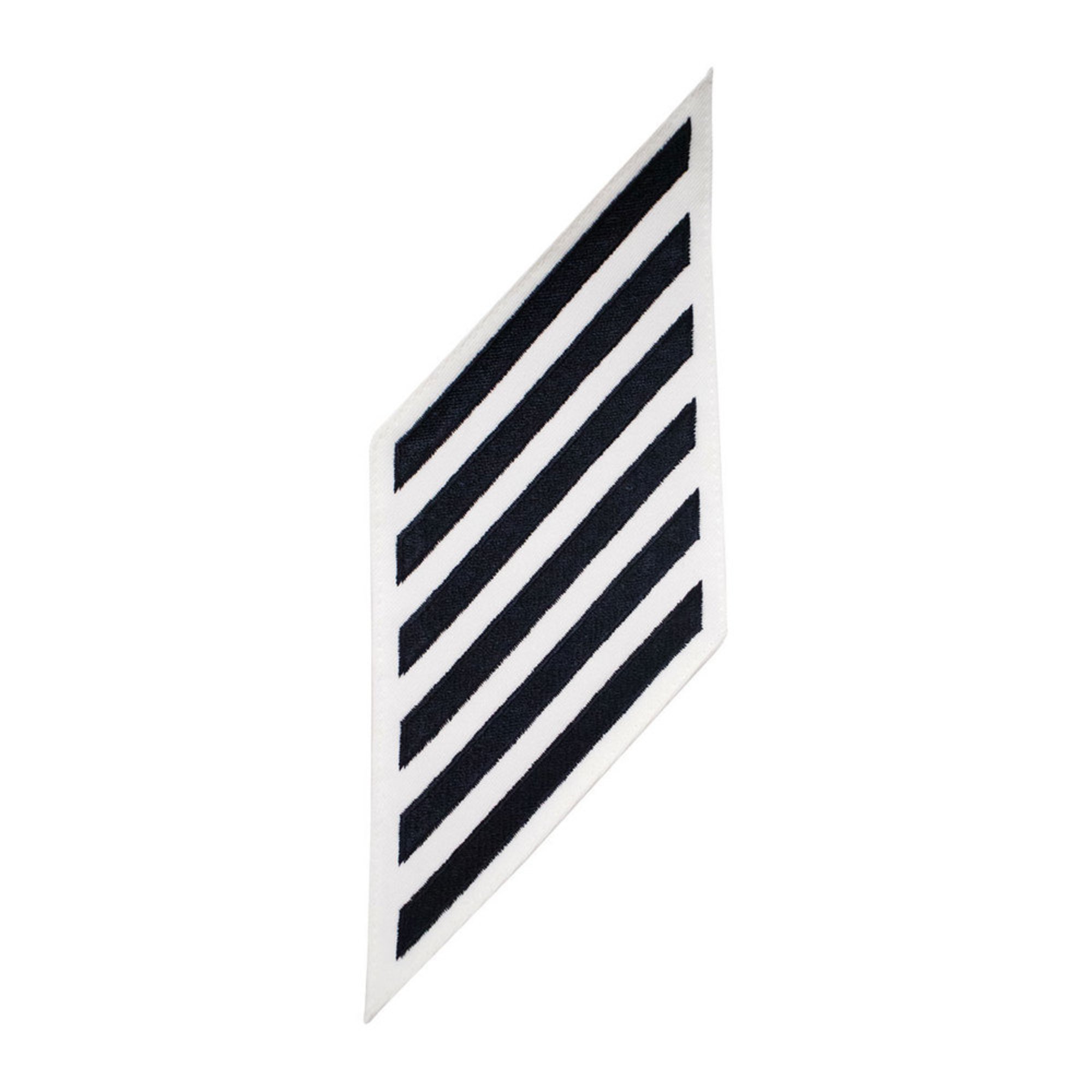 Men's Enlisted Service Stripe Set6 On Blue On White Cnt Ratings