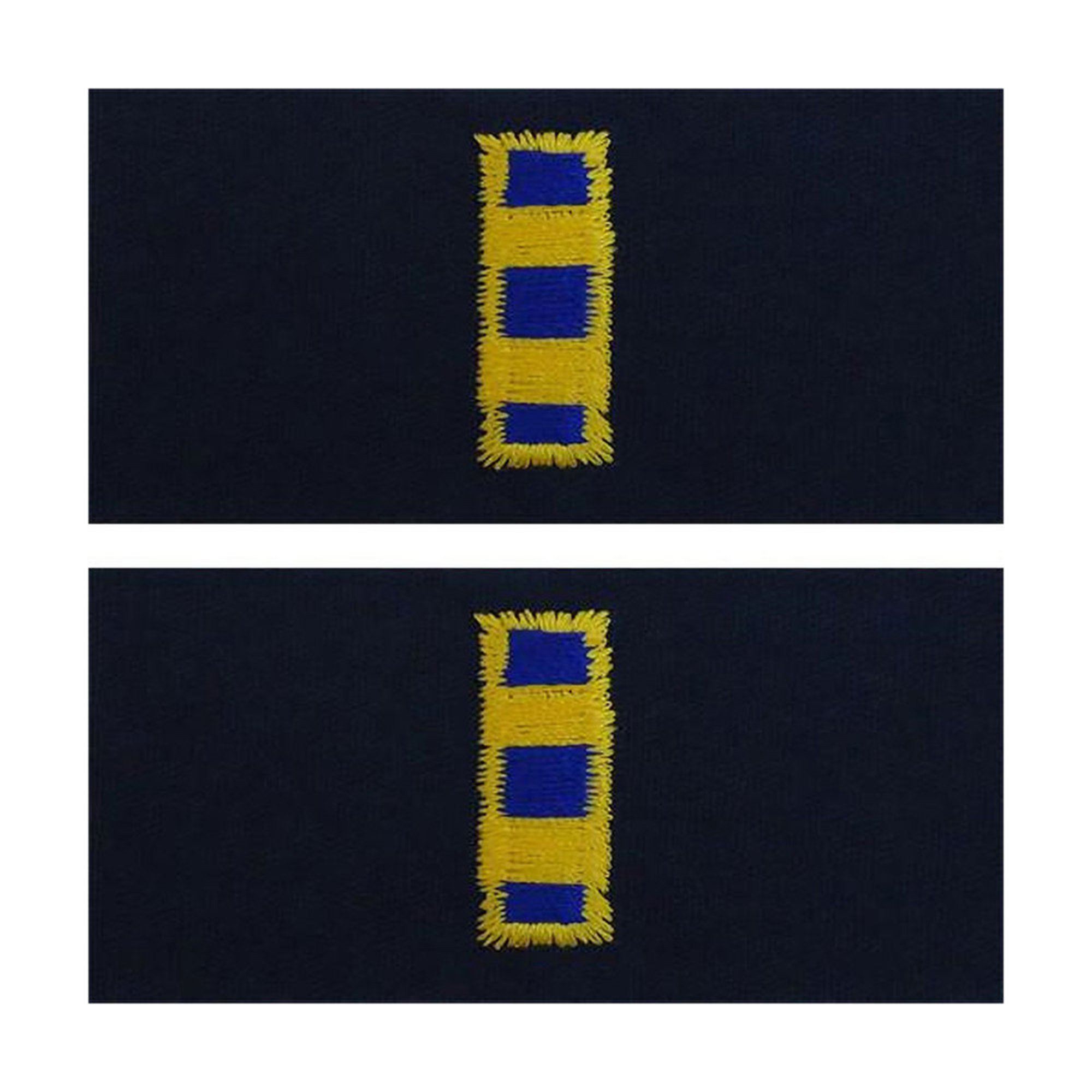 Navy Coverall Collar Devices (pair) Cwo2 Collar Devices Military