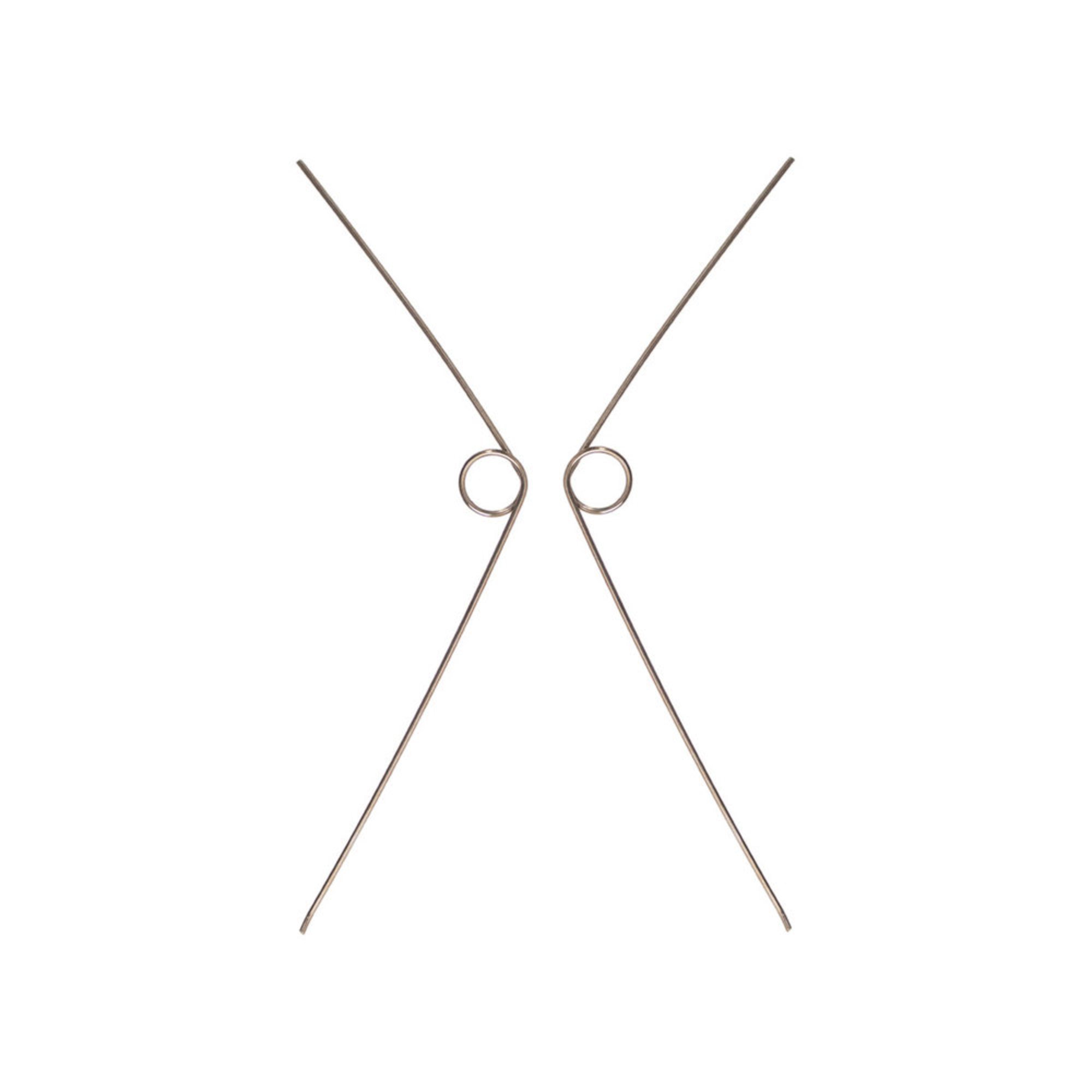 Metal Collar Stays With Spring Shirt Stays & Suspenders Military