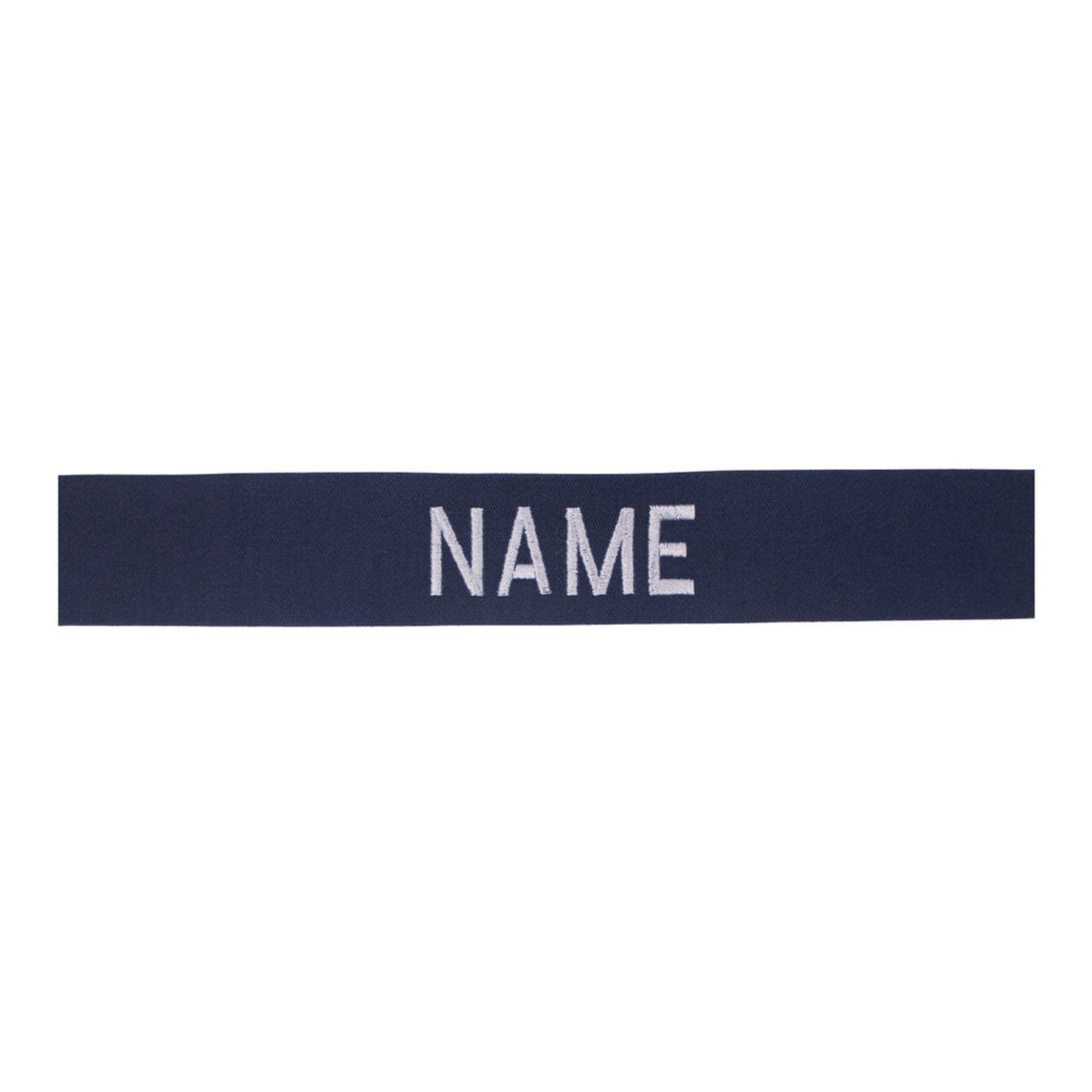 Coverall Nametape Silver Name Tapes Military Shop Your Navy