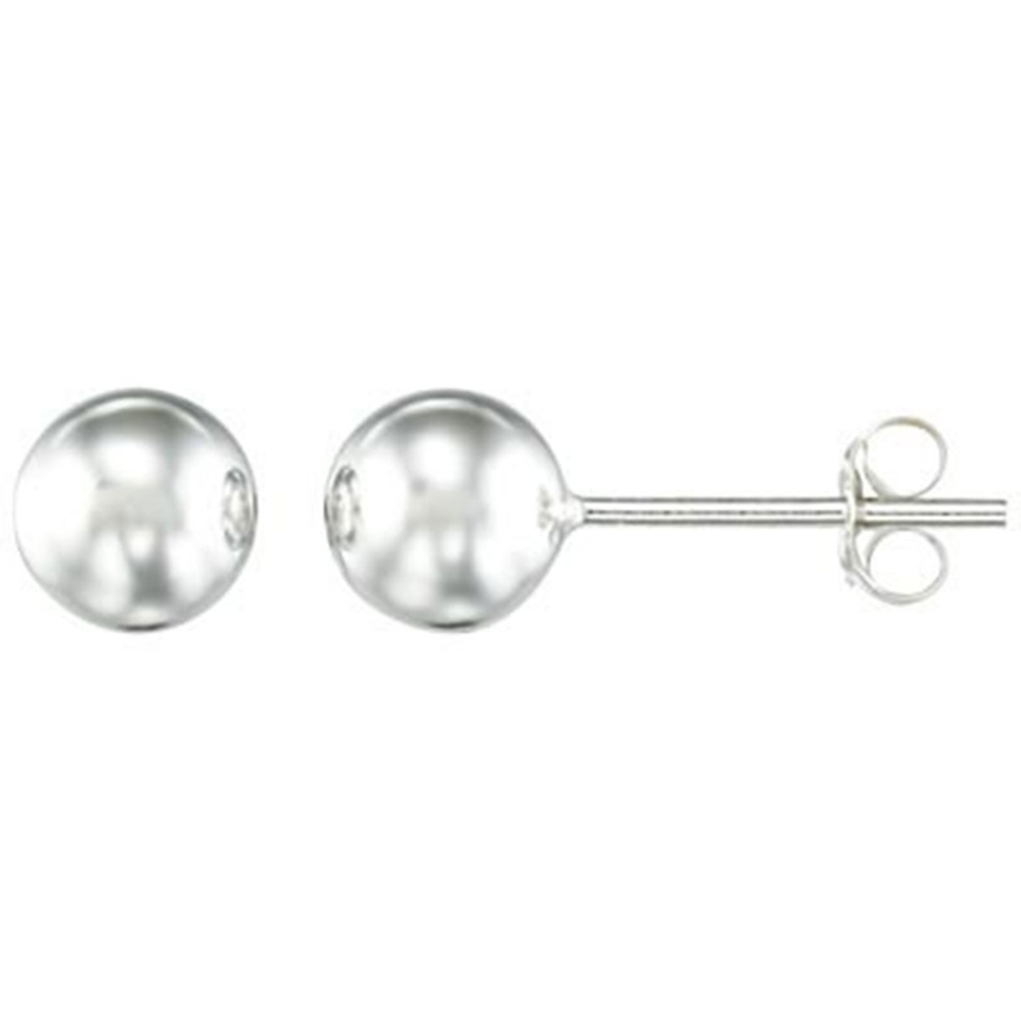Sterling Silver 6mm Ball Earring Fashion Earrings Accessories