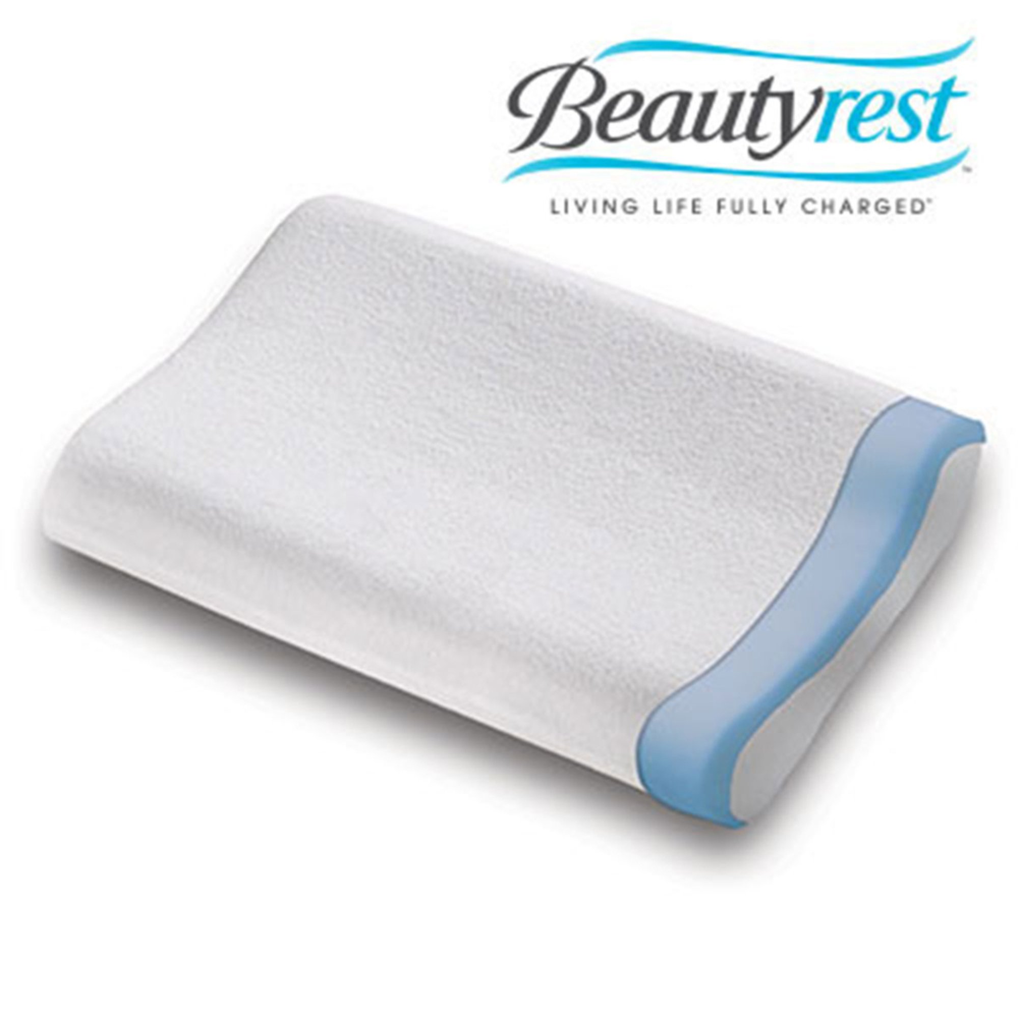 Beautyrest Cool Contact Contour Memory Foam Pillow Bed Pillows & Protectors For The Home