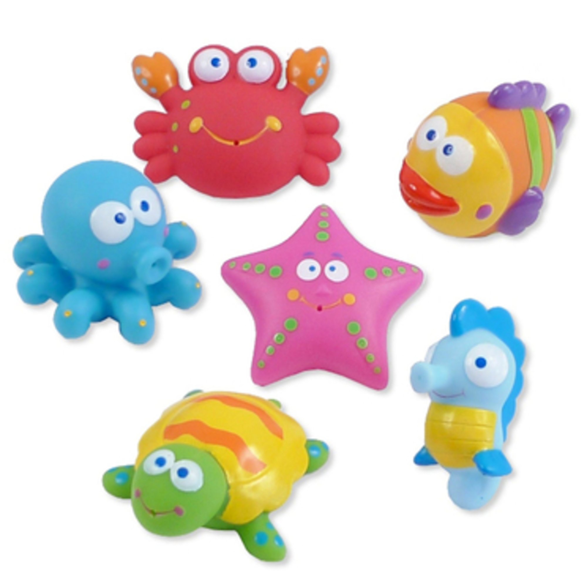 Elegant Baby Lagoon Party Squirties Bath Toys Baby Kids
