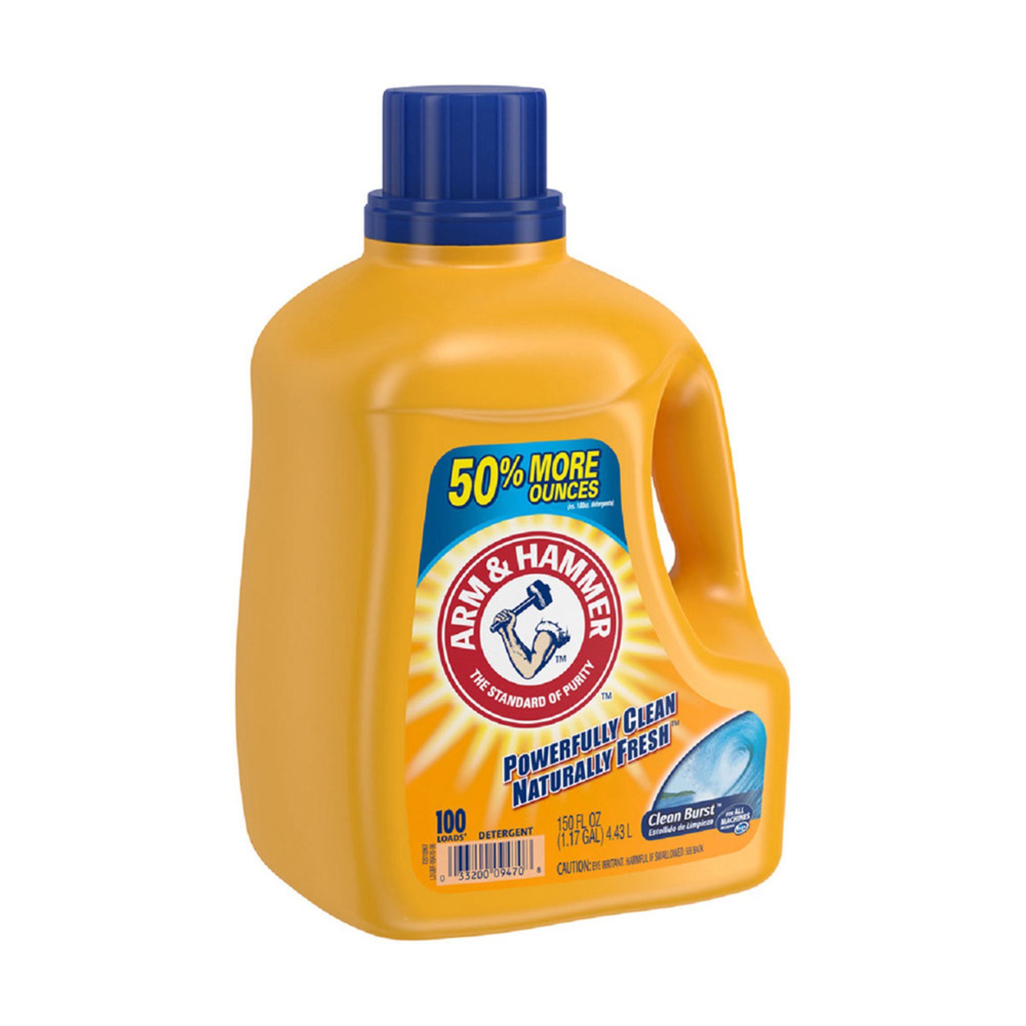 Arm & Hammer 2x Ultra Clean Burst Liquid Laundry Detergent 150oz