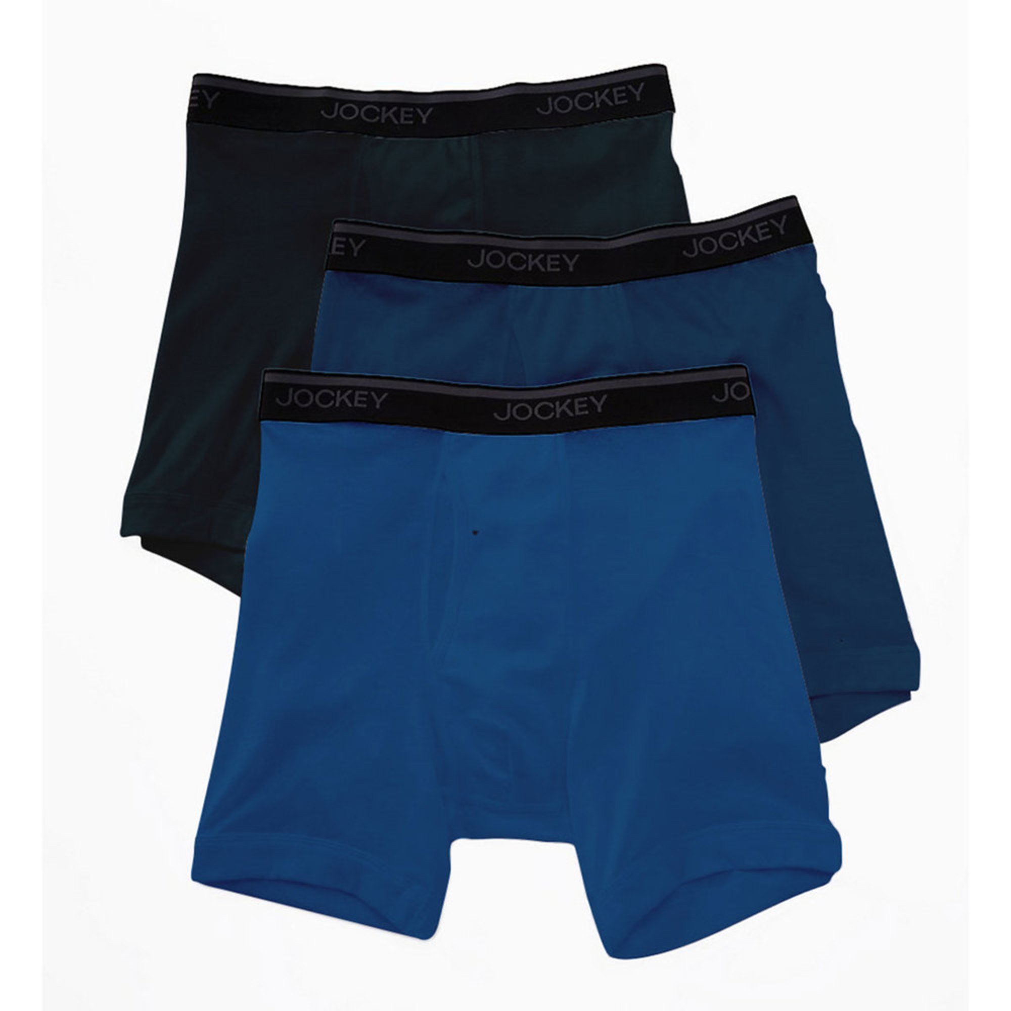 Jockey Men's Stay Cool Plus 3-pack Midway Boxer Briefs | Men's ...