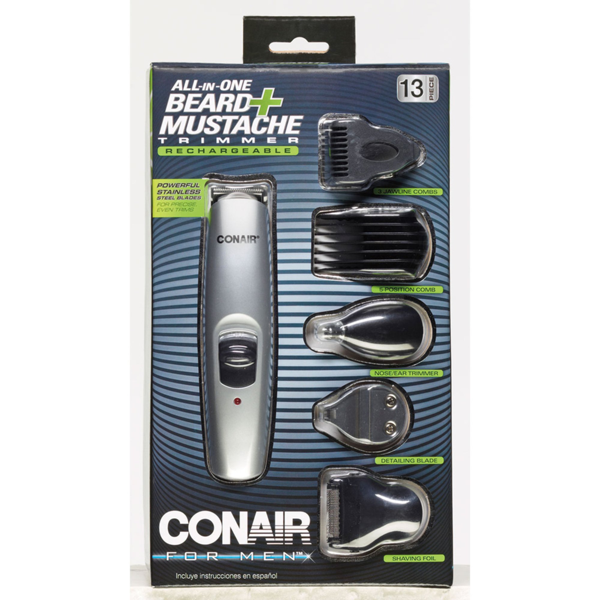 Conair 13piece Beard/mustache Trimmer Men's Electric Shavers