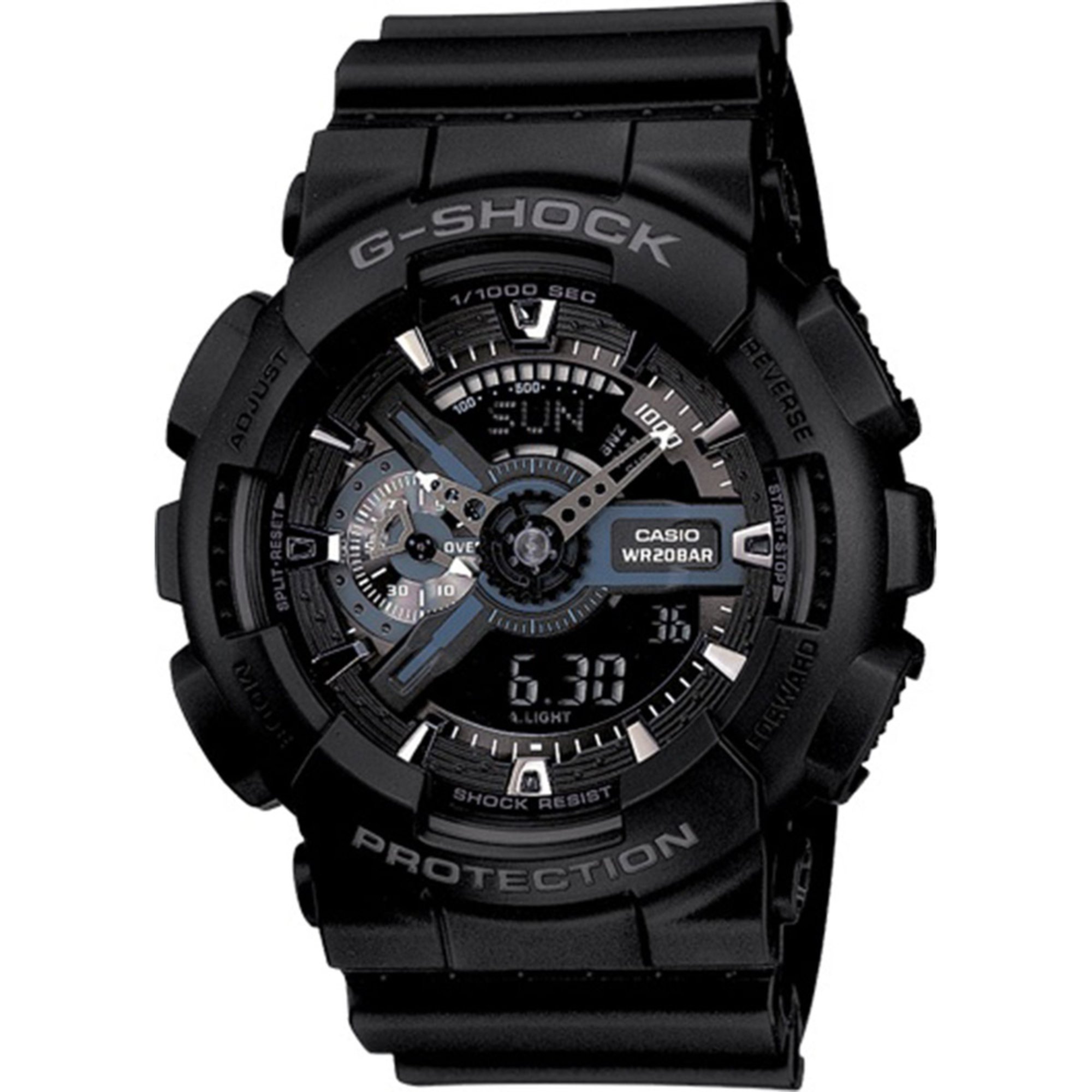 casio g shock analogue time adjust