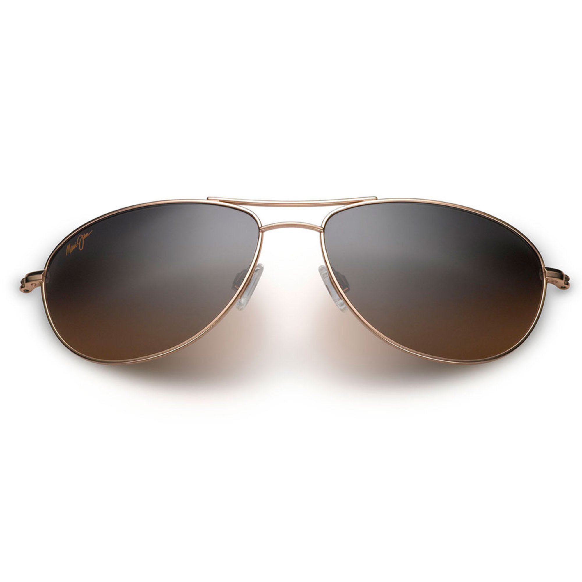 Maui Jim Unisex Baby Beach Gold Polarized Aviator Sunglasses | Women's ...