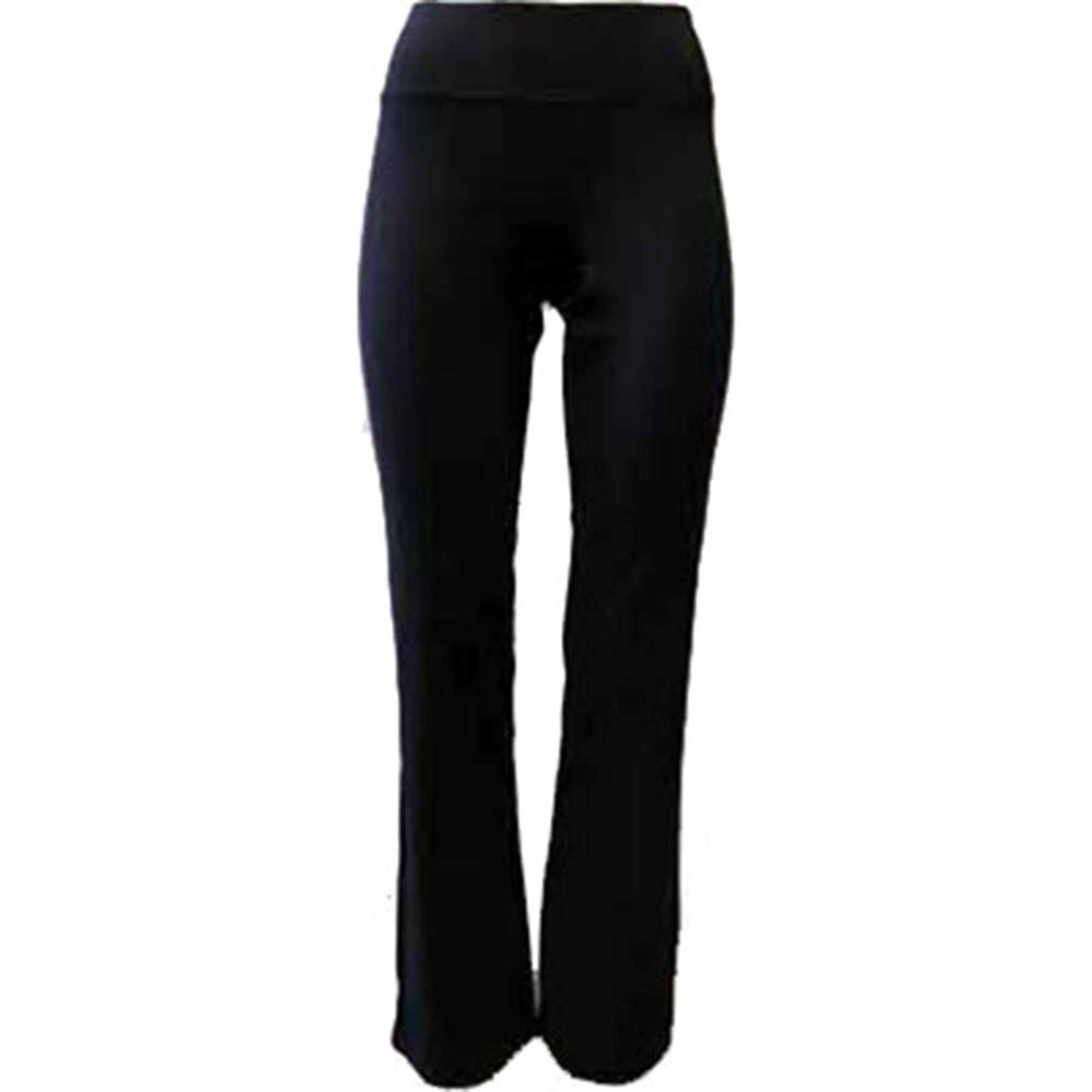 navy bootleg trousers ladies