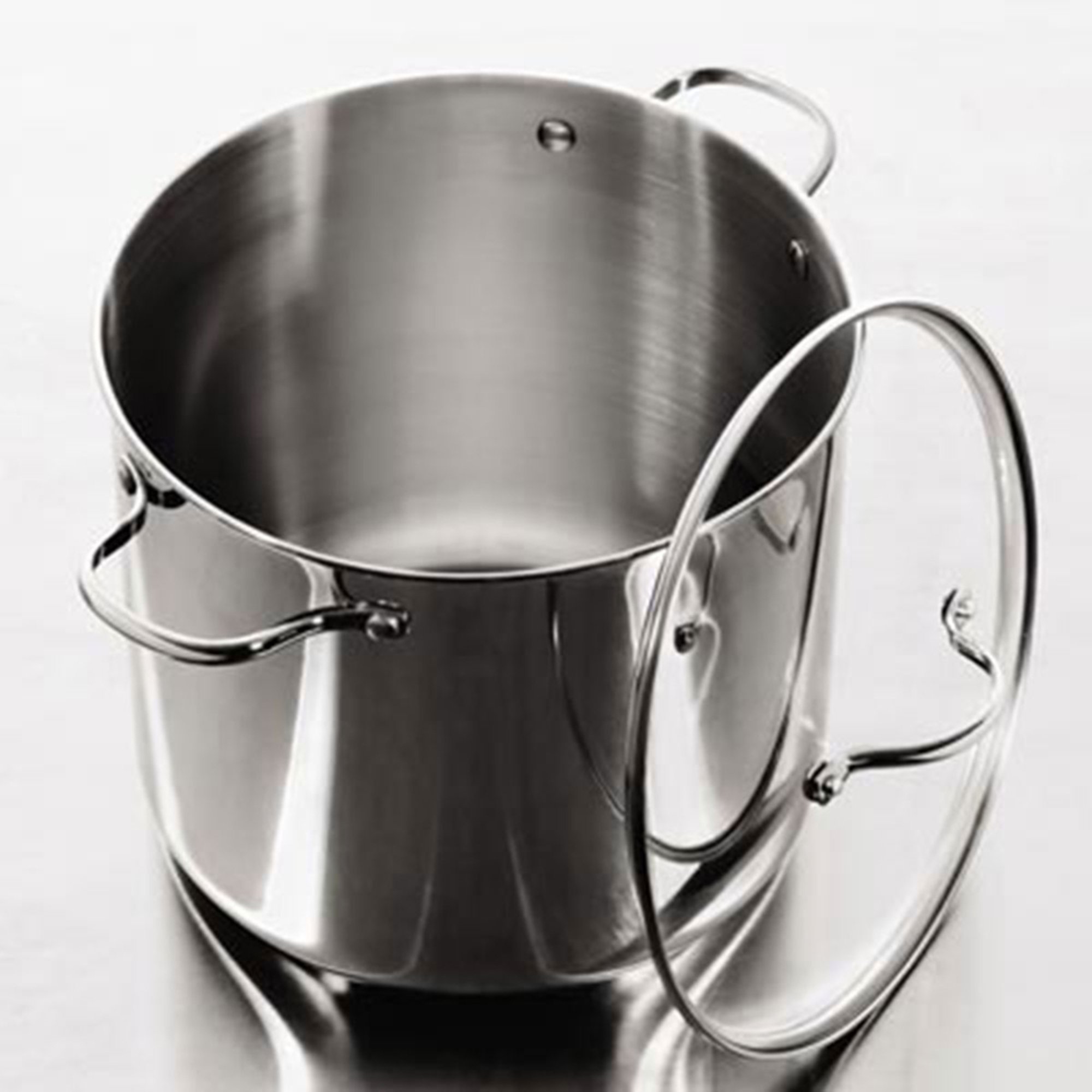 tools of the trade stainless steel covered stockpot 20 qt