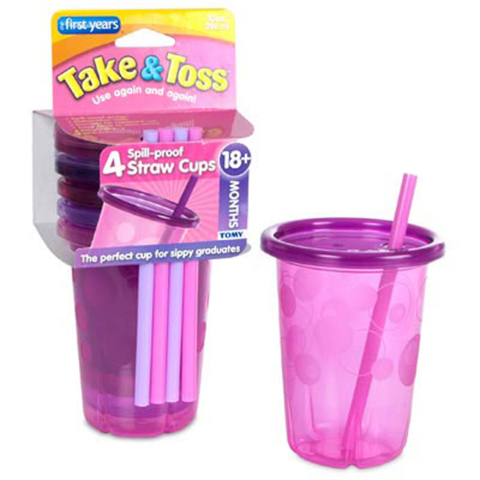 The First Years Take & Toss 10oz Straw Cup Sippy & Training Cups