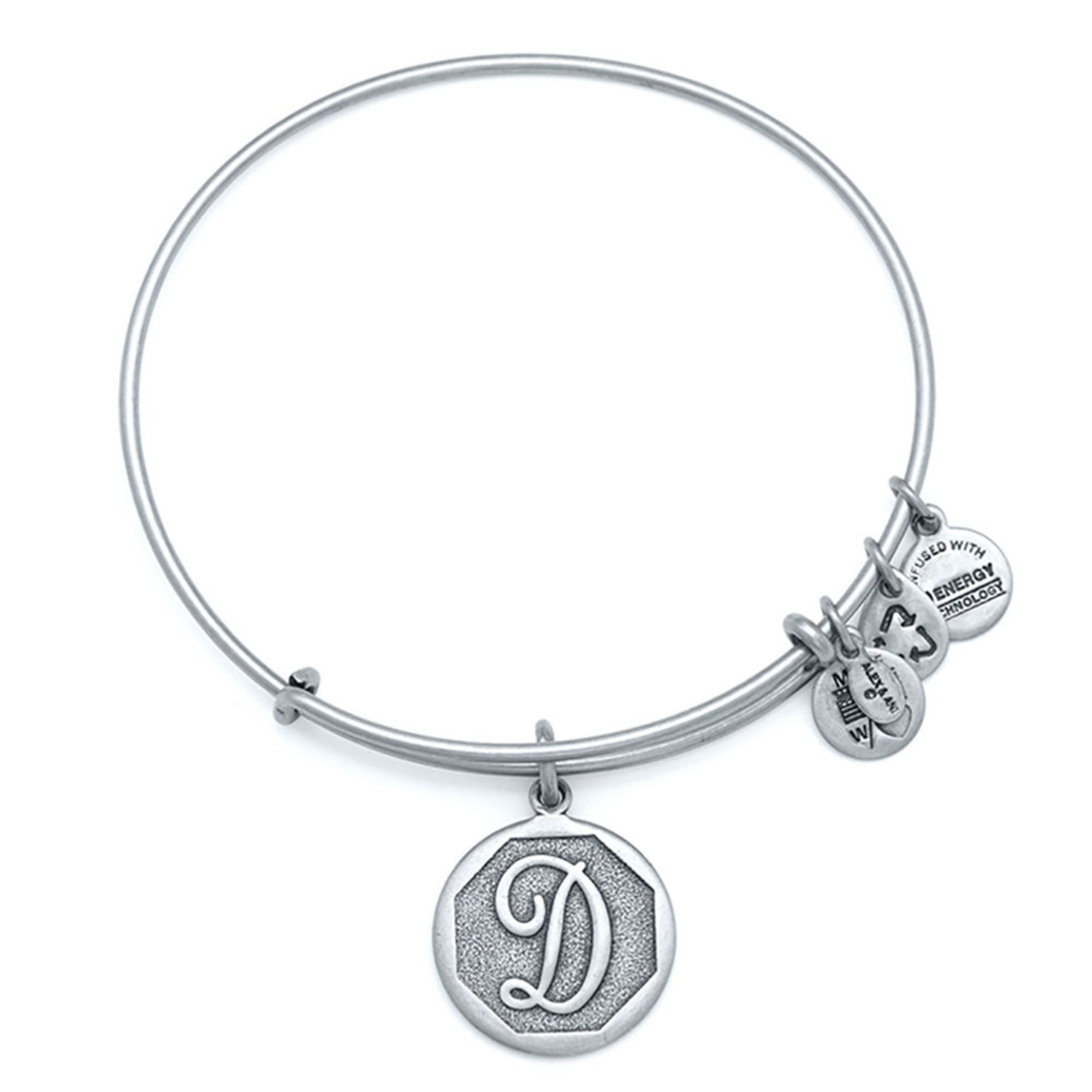 Alex And Ani Initial D Expandable Bangle Silver Finish Fashion Alex And Ani