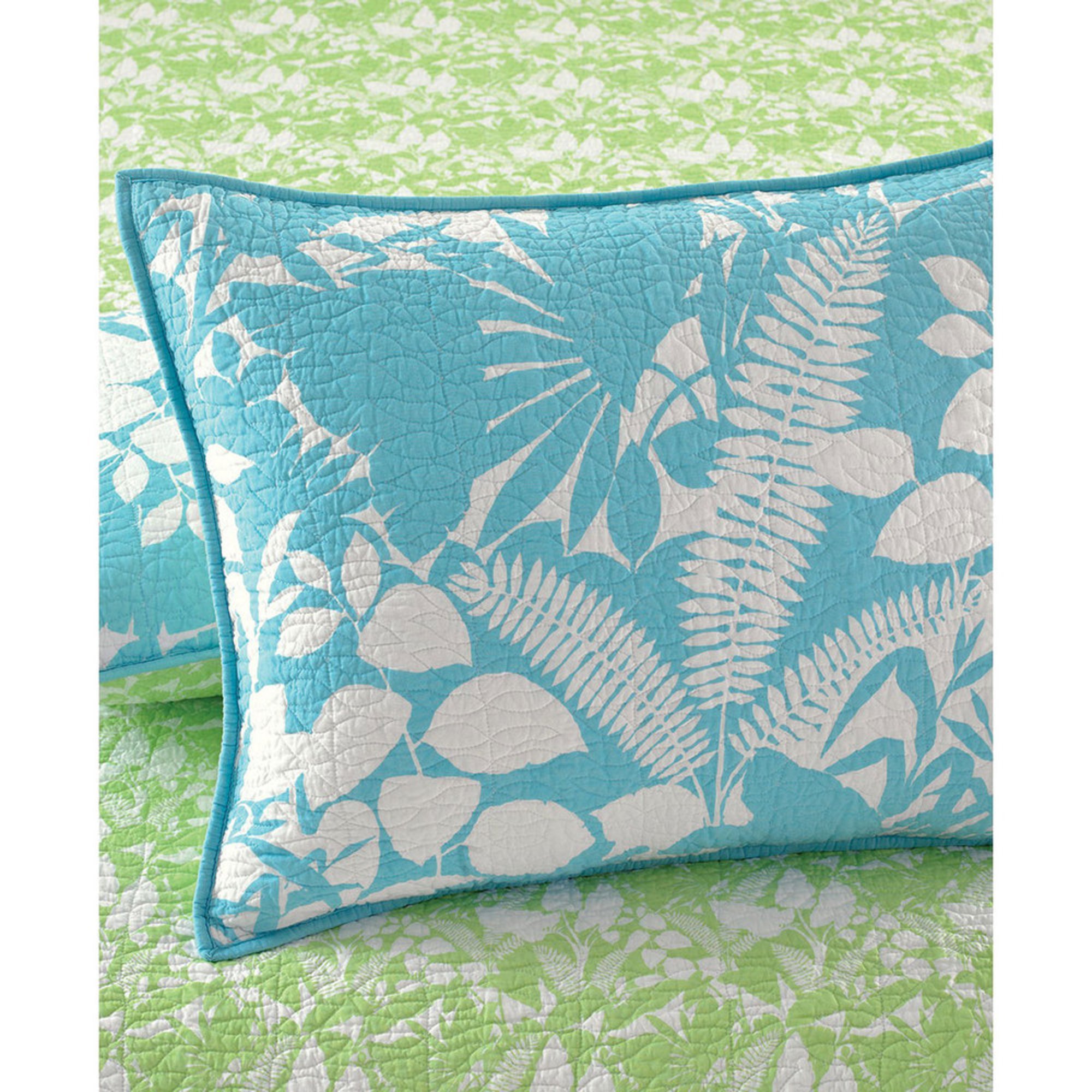 Martha Stewart Collection Paradise Palm Standard Sham Quilts For