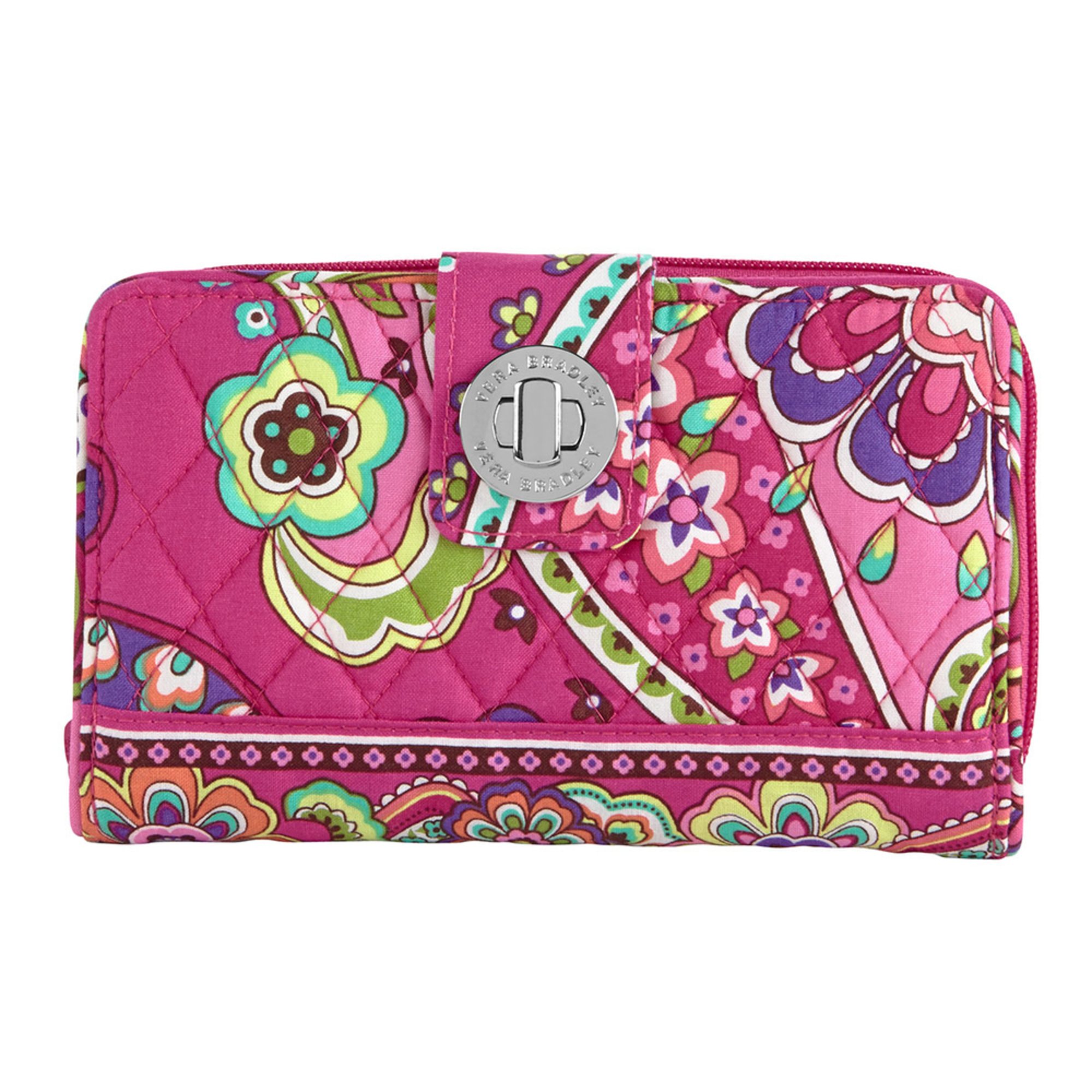 vera bradley vera bradley turn lock wallet pink swirls based on 0 ...