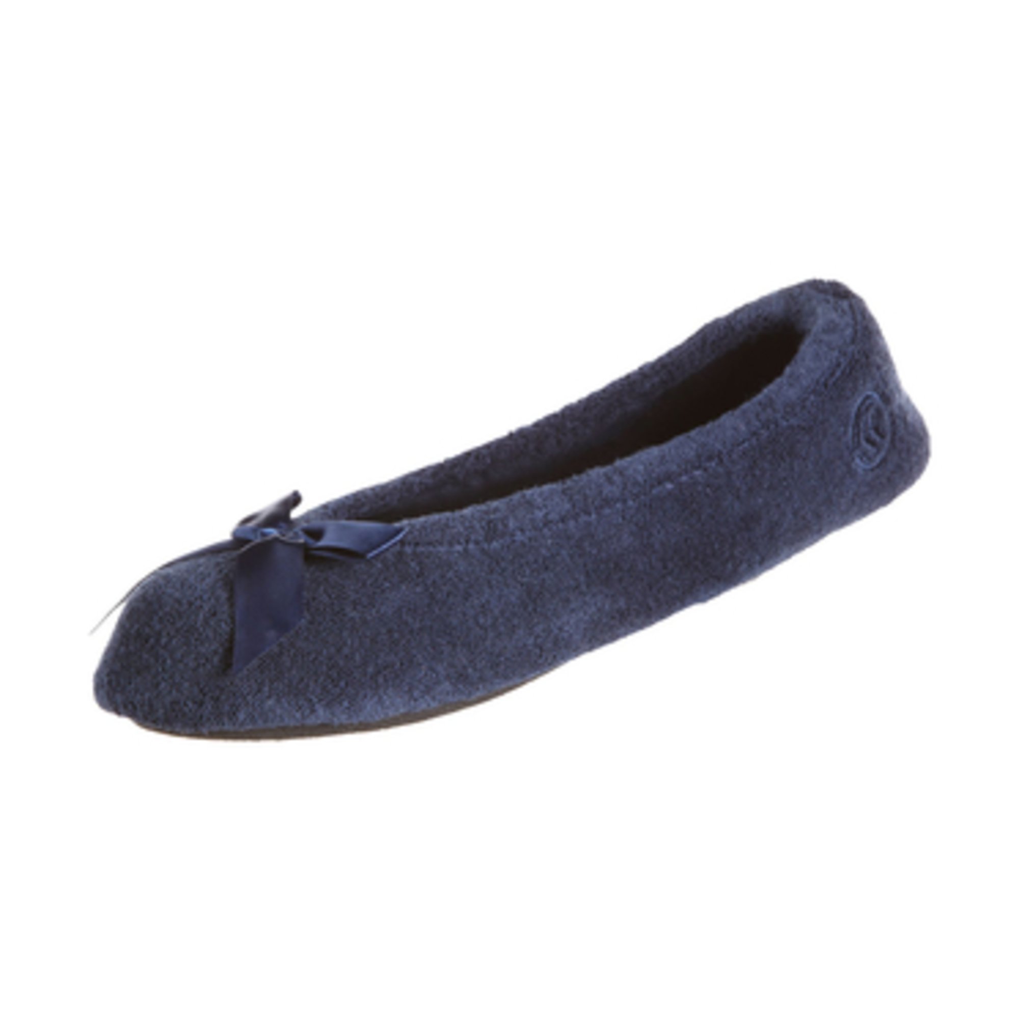 isotoner terry ballerina slippers