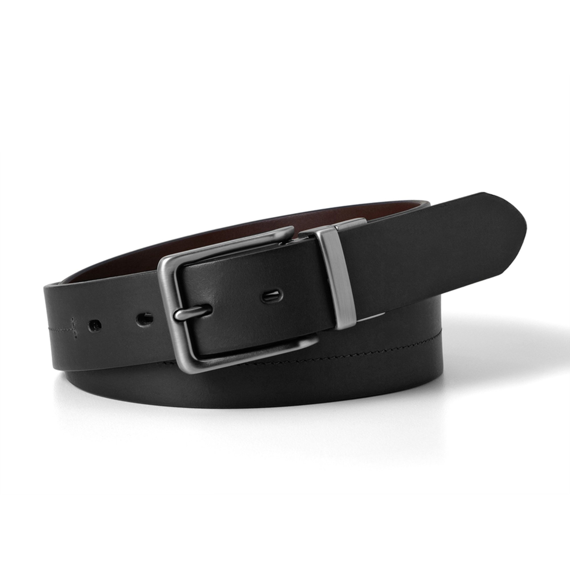 Fossil Brandon Reversible Belt black Men's Belts Apparel Shop