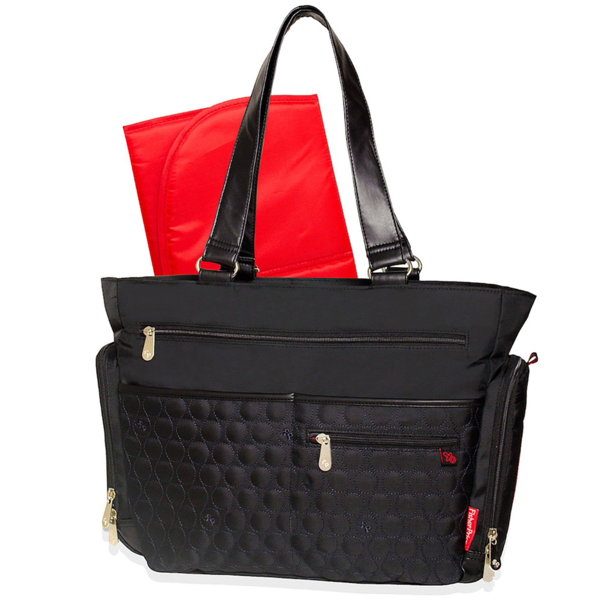 Fisher Price Quilted Front Diaper Bag, Black | Messenger & Crossbody Bags - Shop Your Navy ...