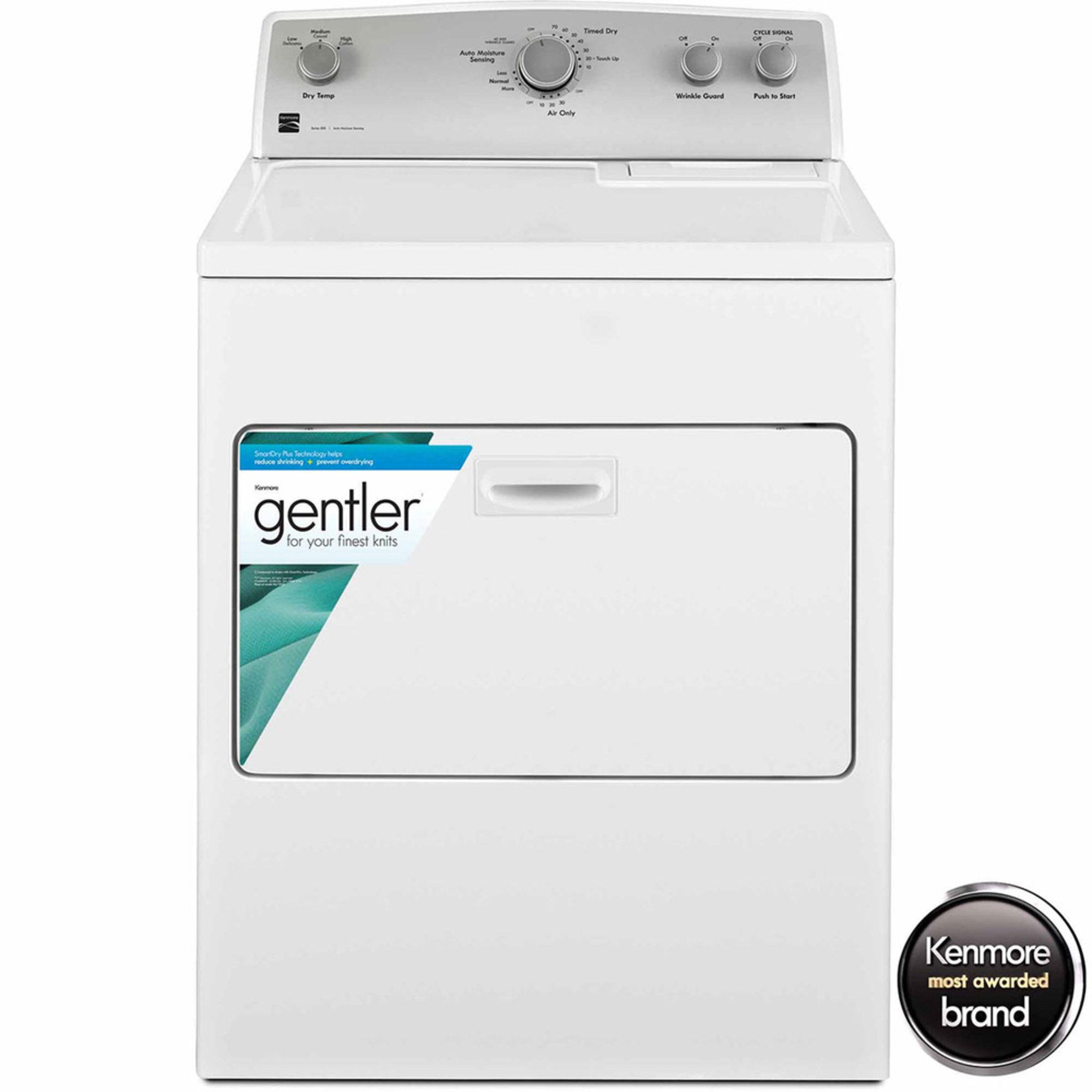 Kenmore 7.0cu.ft. Electric Dryer W/ Smartdry Plus Technology, White