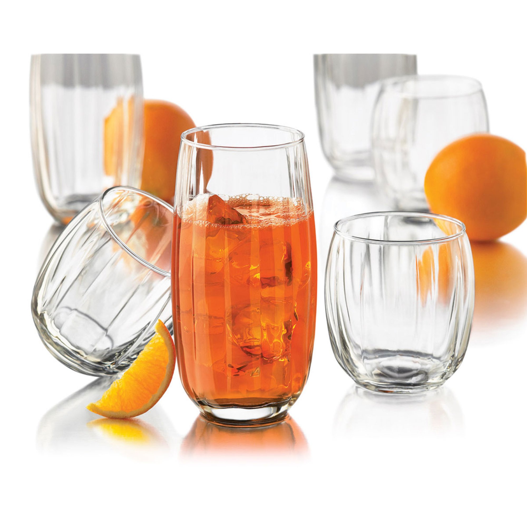 Libbey Samba 16pc Beverage Set Drinking Glasses Shop Your Navy