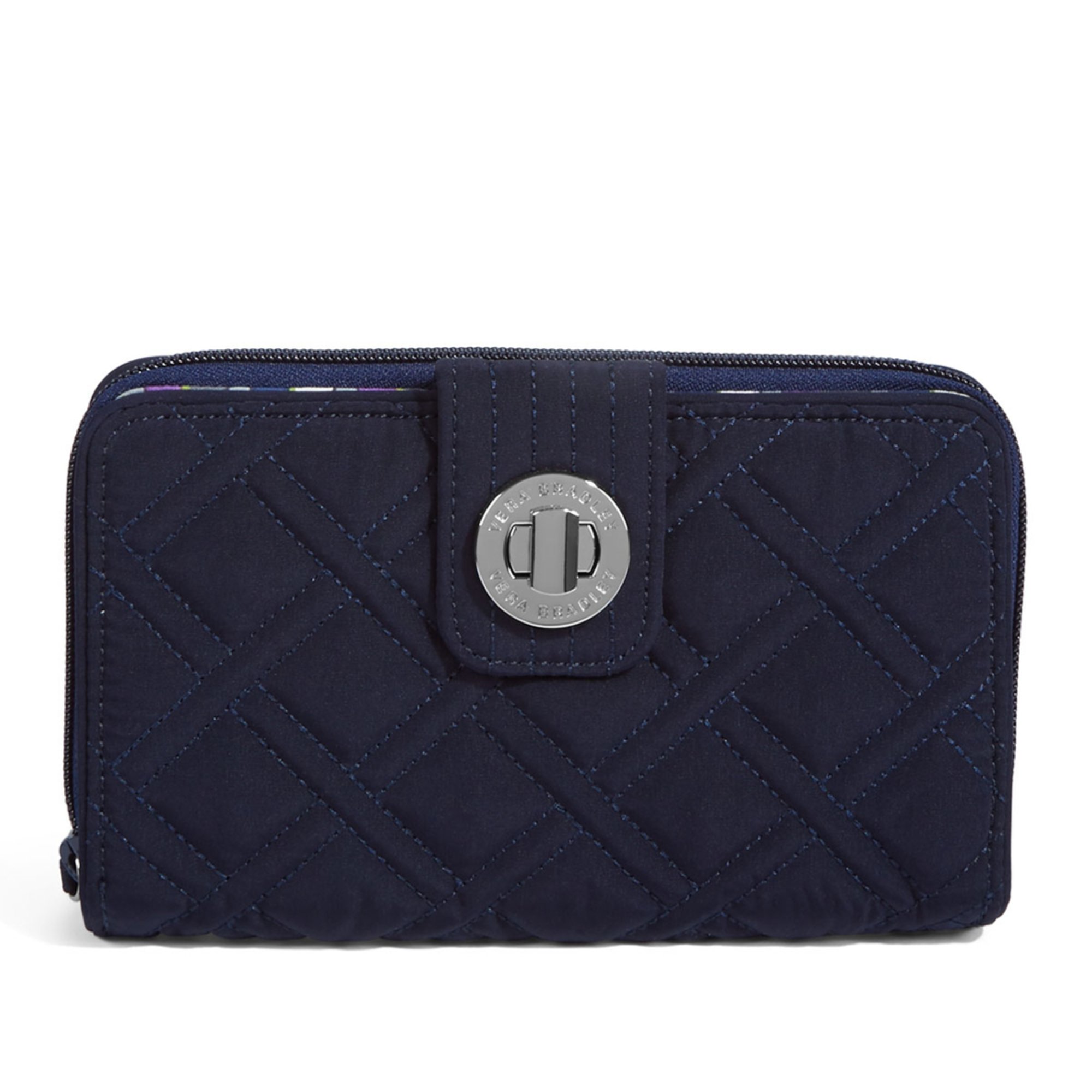 vera bradley vera bradley turn lock wallet classic navy based on 0 ...