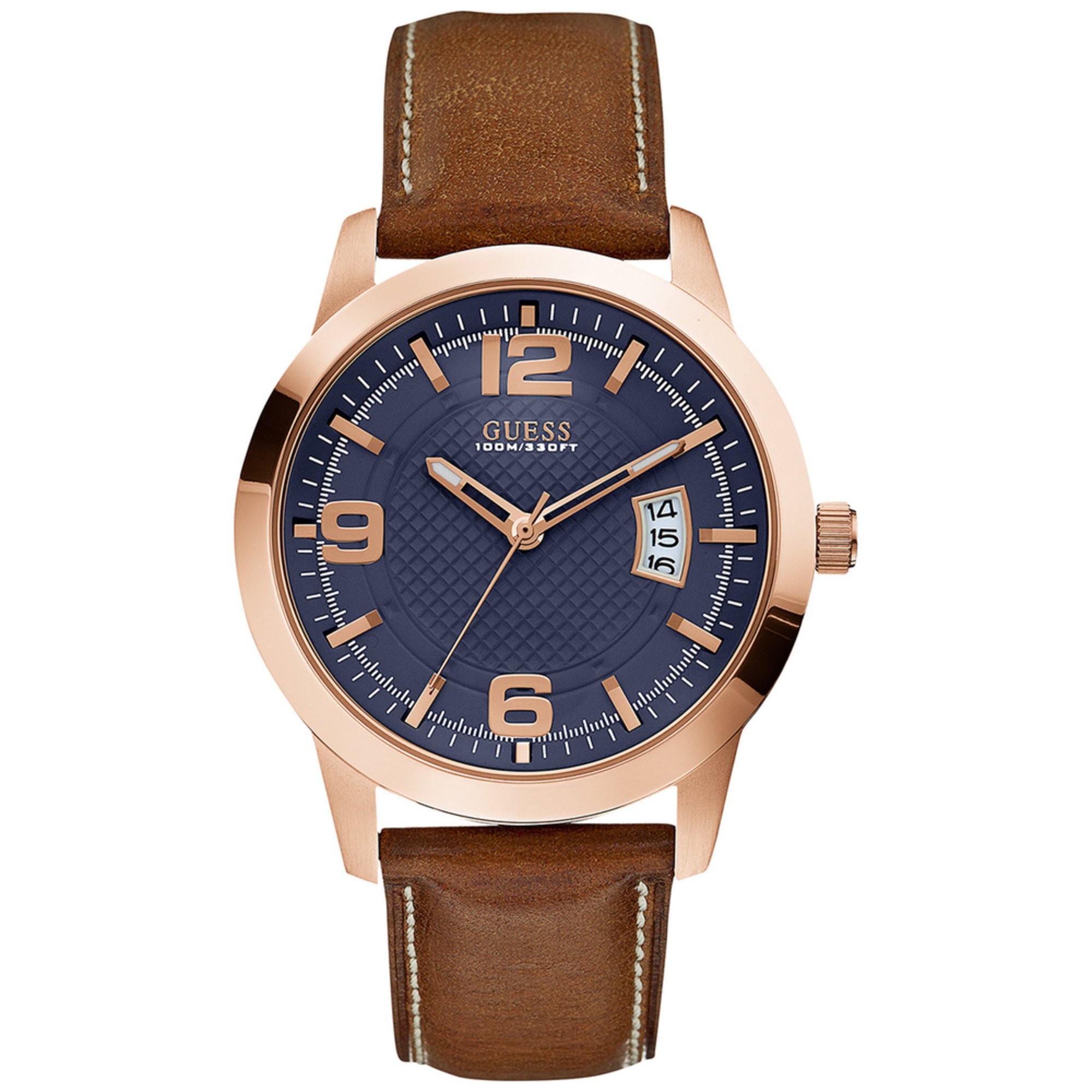 guess guess men s leather strap watch 43mm based on 0 reviews msrp $ ...