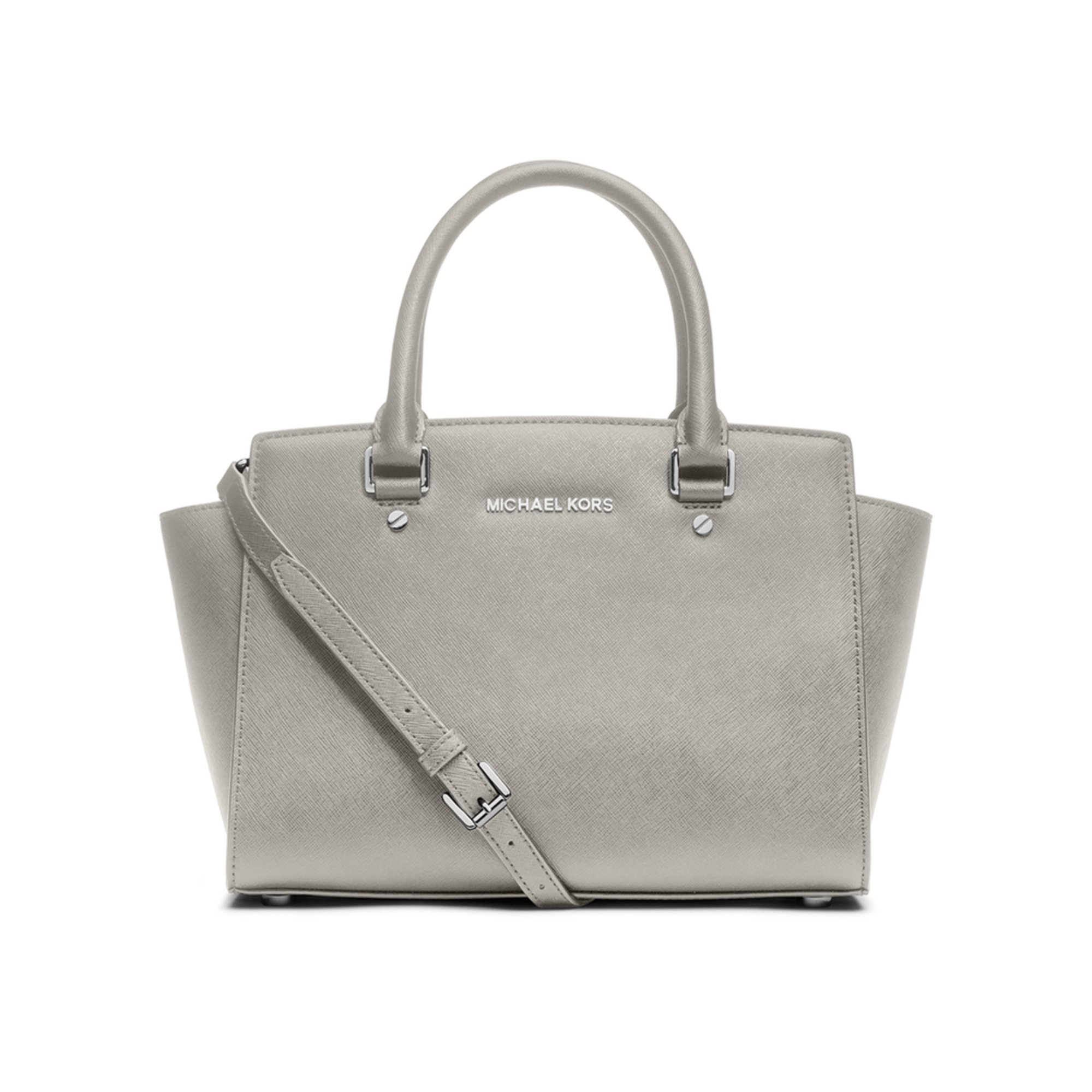 michael michael kors michael michael kors selma medium top zip satchel ...