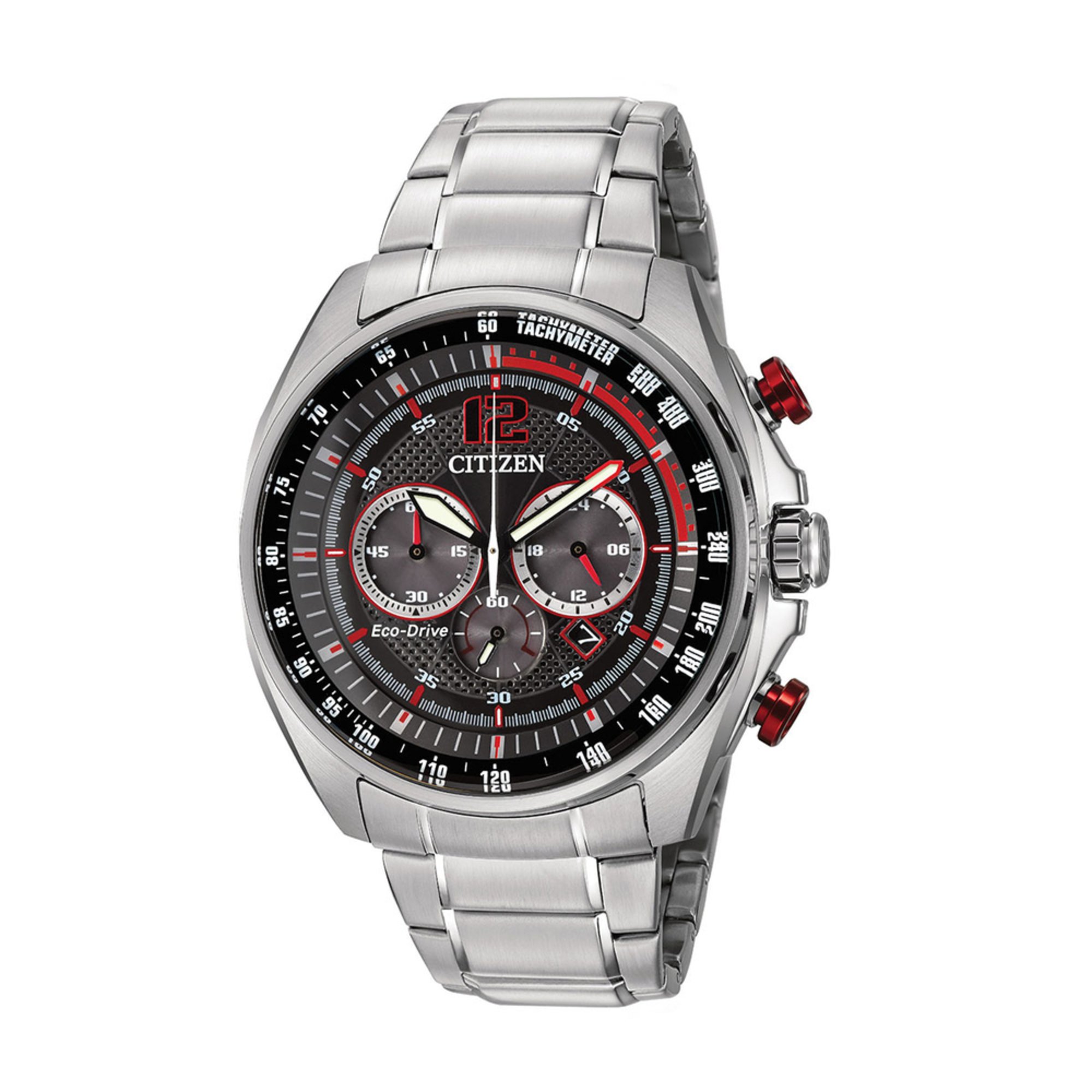 citizen eco drive silver and gold