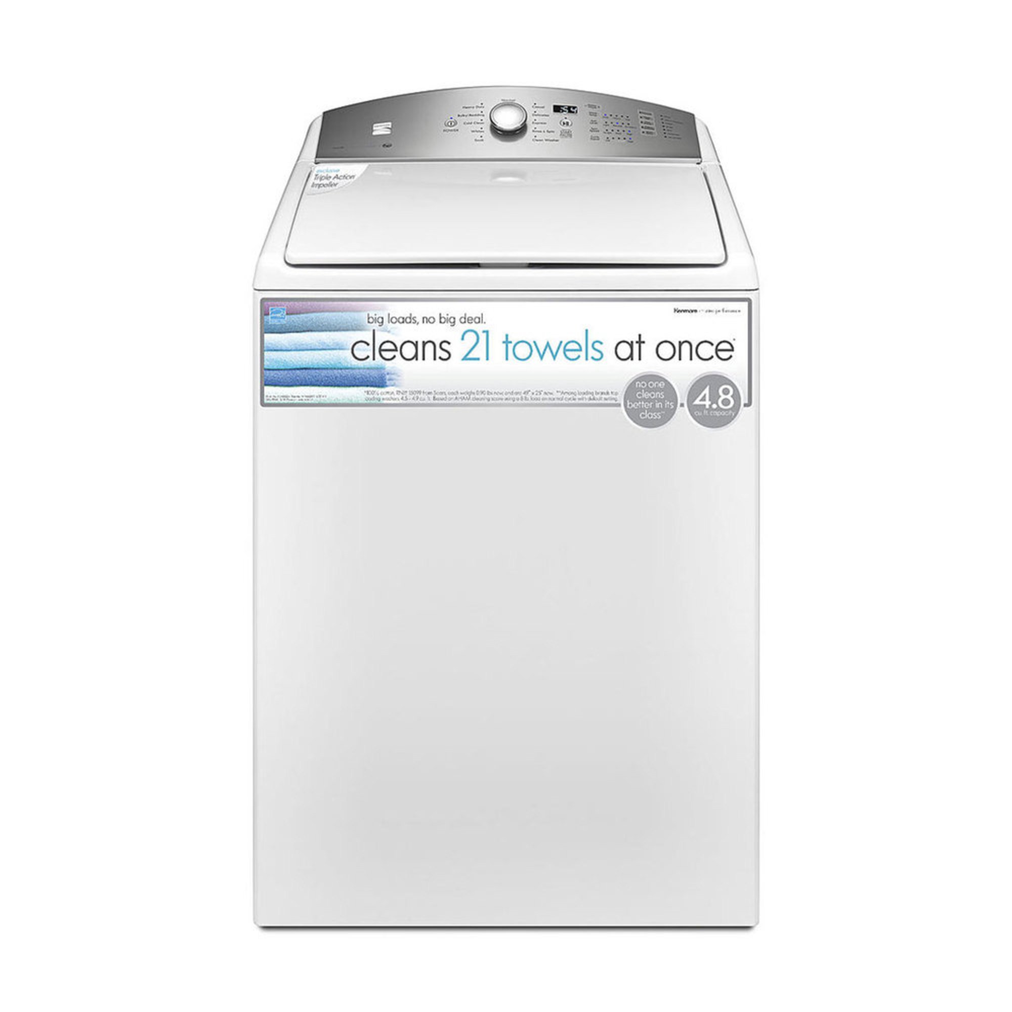 Kenmore 4.8cu.ft. Top Load Washer, White (2626132) Graveyardhome
