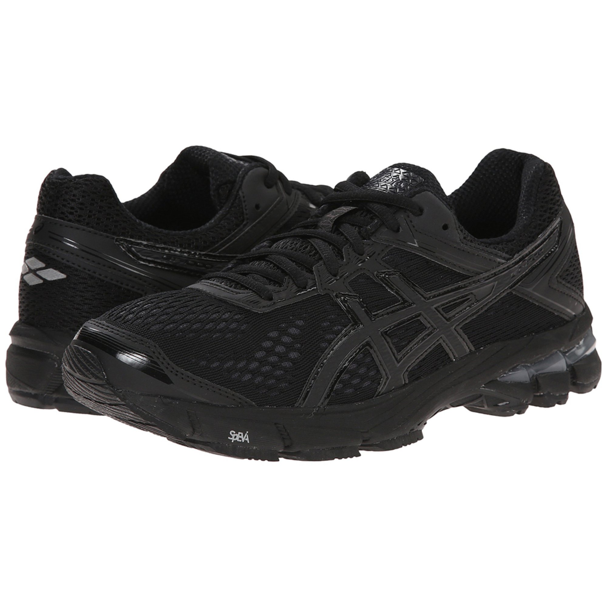 asics all black