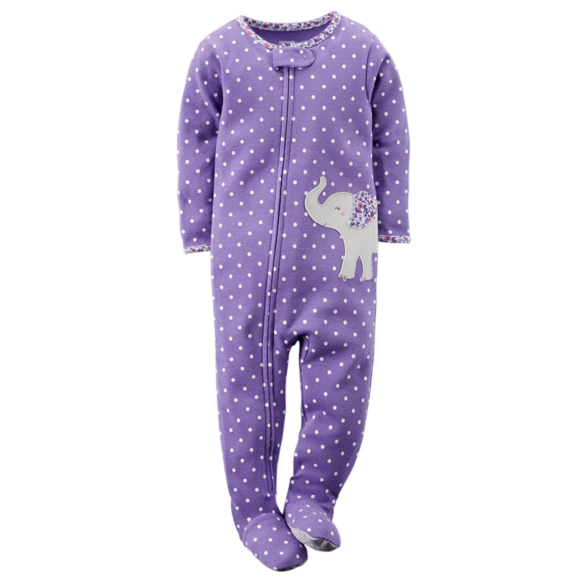 Carter's Baby Girls' Purple Dot Elephant Sleep N' Play ...