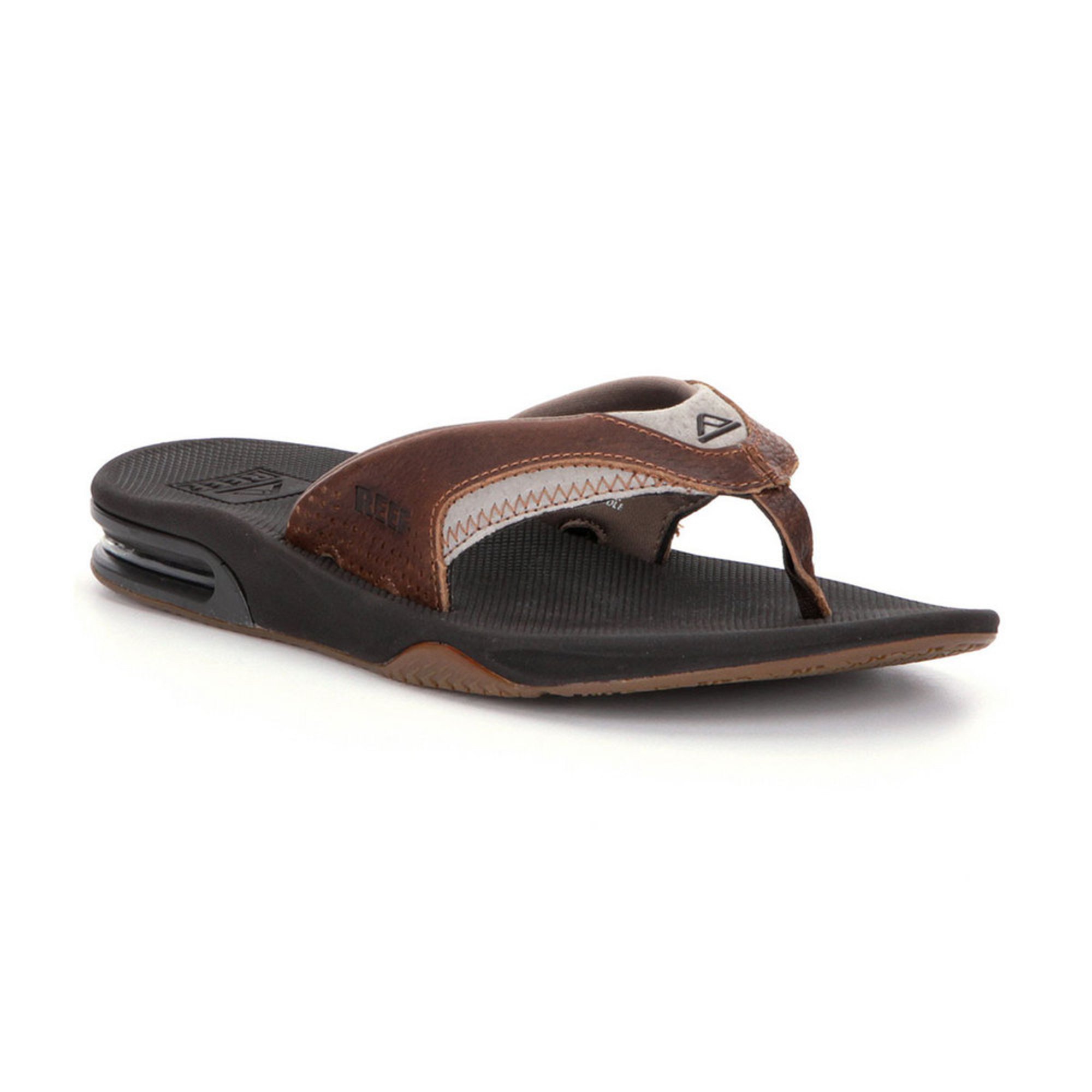 reef sandals outlet store reef fanning s leather sandal brown brown reef sandals outlet store reef fanning s leather sandal brown brown