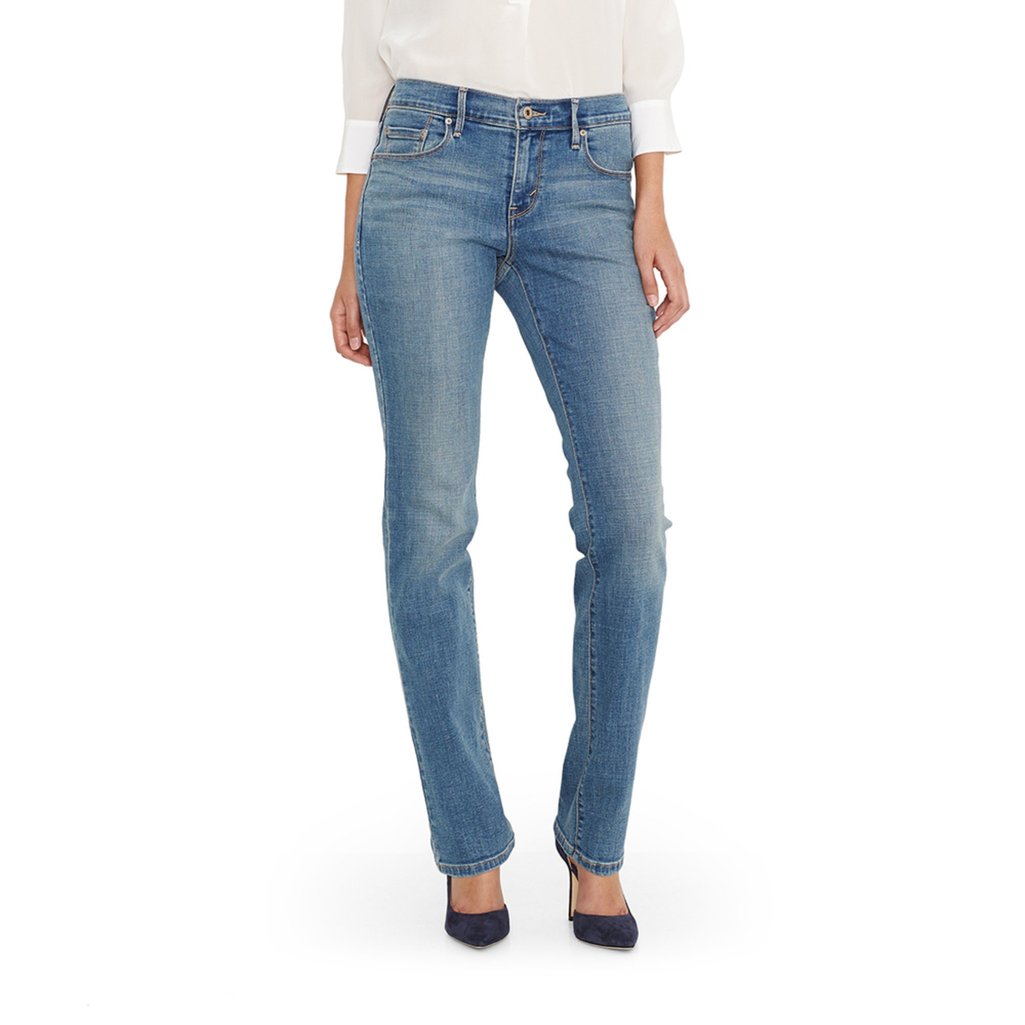 Levi&#39;s Women&#39;s 505 Straight Leg Jeans Ambiance | Jeans | Apparel - Shop Your Navy Exchange ...
