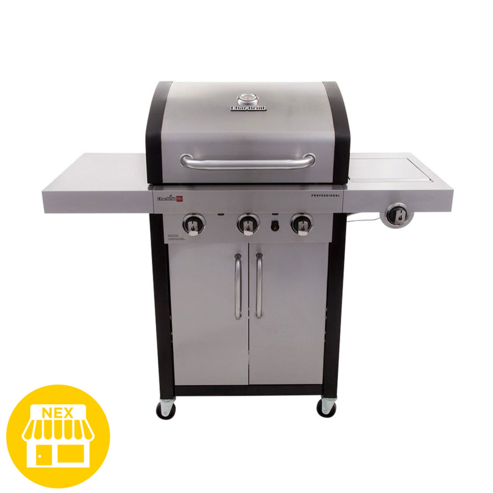 Char Broil Professional Series Tru Infrared 3 Burner Cabinet Gas Char Broil Professional Series Tru Infrared 3 Burner Cabinet Gas Grill