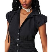 free people chester denim mini dress Free People | Dresses | Nwt Free People Chester Black Denim Mini Dress Size Medium